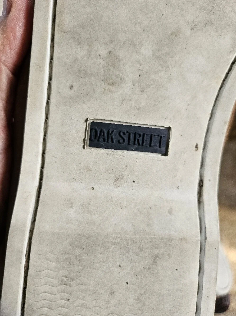 Oak Street Bootmakers Custom Leather Boat Shoe Natural Chromexcel Roughout 12.5